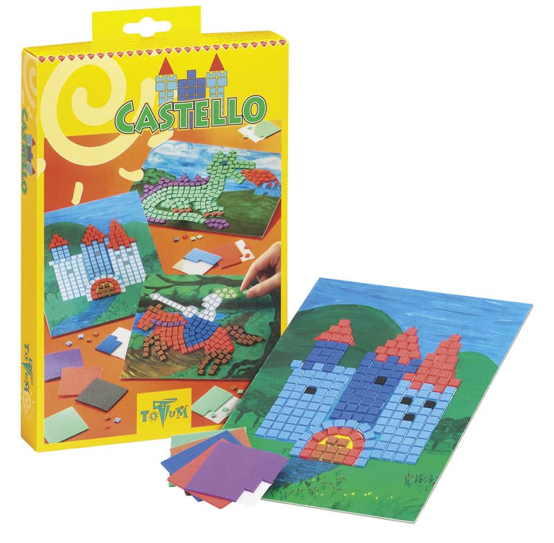 Set Castello - Set de creație cuburi colorate autoadezive
