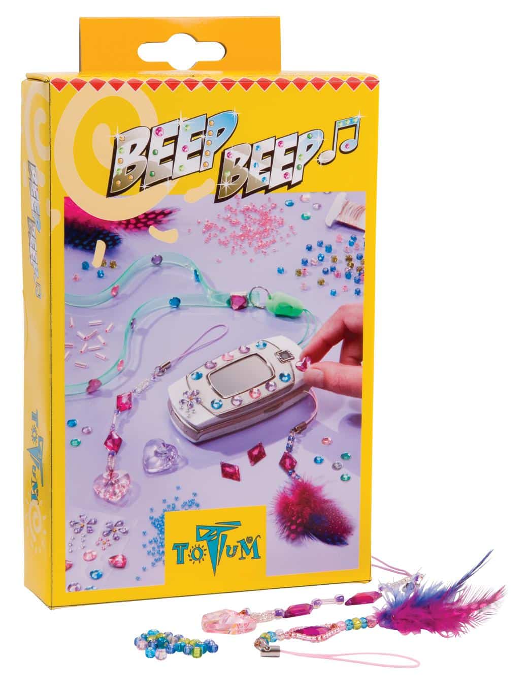 Beep Beep - Set creativ Totum de mărgele colorate pentru decor telefon mobil