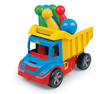 Camion Si Popice Din Plastic Pentru Copii - Set Wader