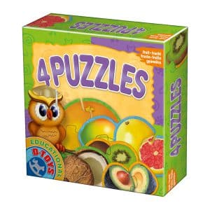 4 Puzzles - Fructe Exotice-0