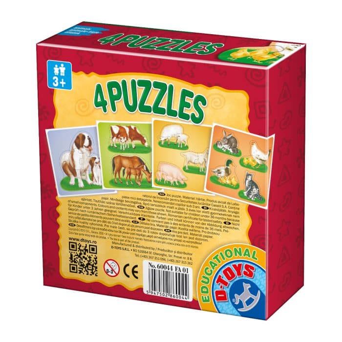 4 Puzzles - Animale Domestice-25054