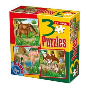 3 Puzzles - Animale Domestice - 2-0