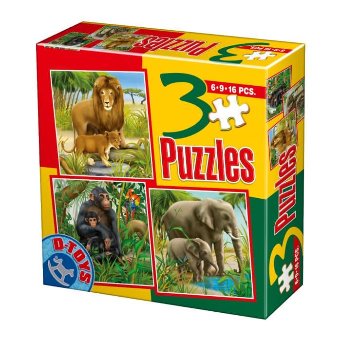 3 Puzzles - Animale Domestice - 4-0