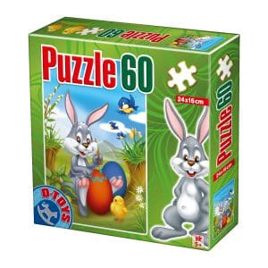 Mini Puzzle - Paște - 60 Piese - 1-0