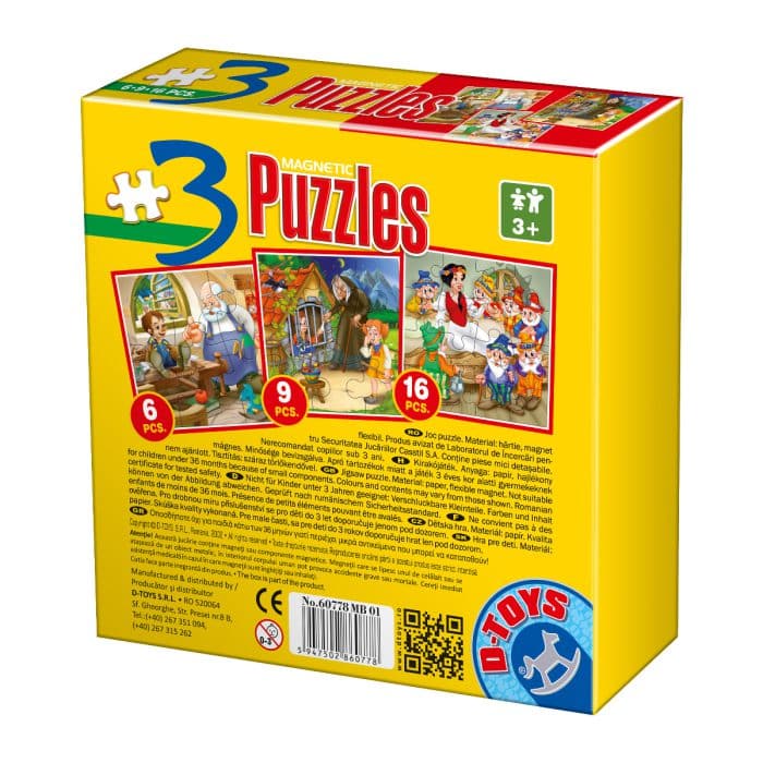 3 Puzzles - Magnetic - Basme-24745