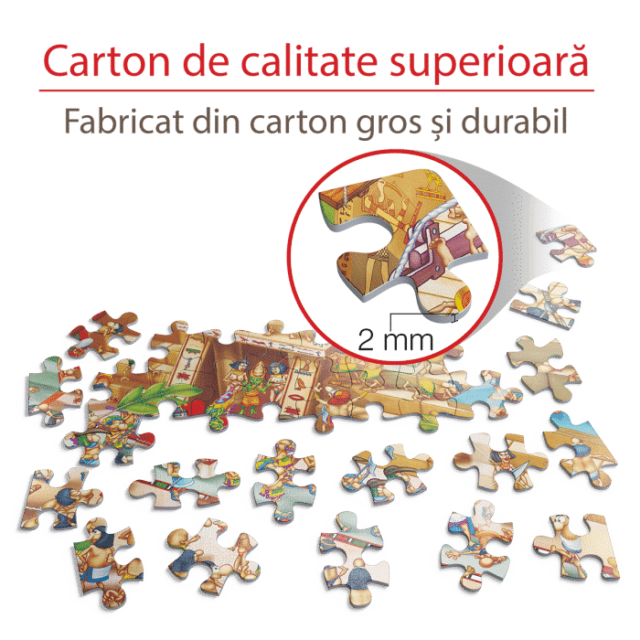 Puzzle adulți 1000 piese Cartoon Collection - Egyptian Pyramid -34591