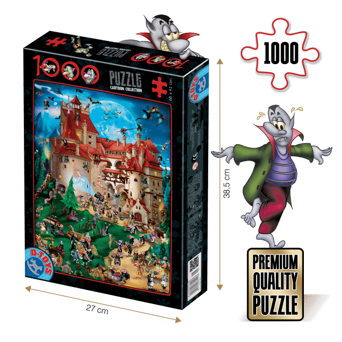 Puzzle adulți 1000 piese Cartoon Collection - Dracula -0
