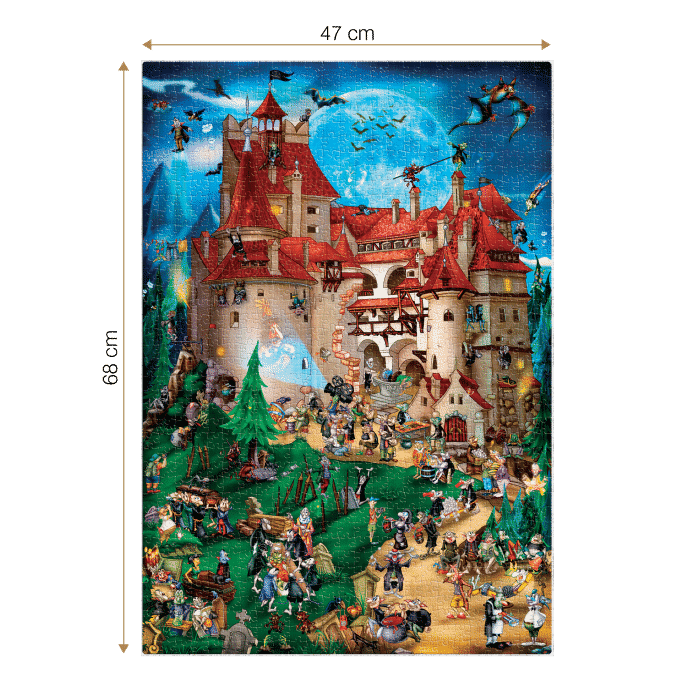 Puzzle adulți 1000 piese Cartoon Collection - Dracula -34446