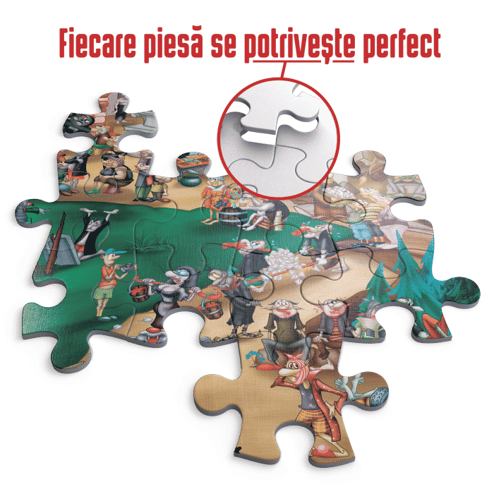 Puzzle adulți 1000 piese Cartoon Collection - Dracula -34445