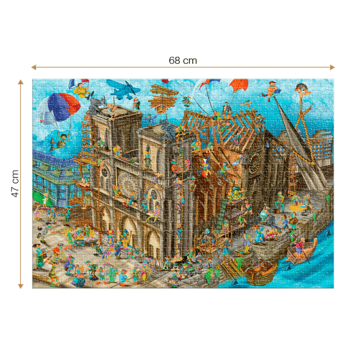 Puzzle adulți 1000 piese Cartoon Collection - Notre Dame-35216