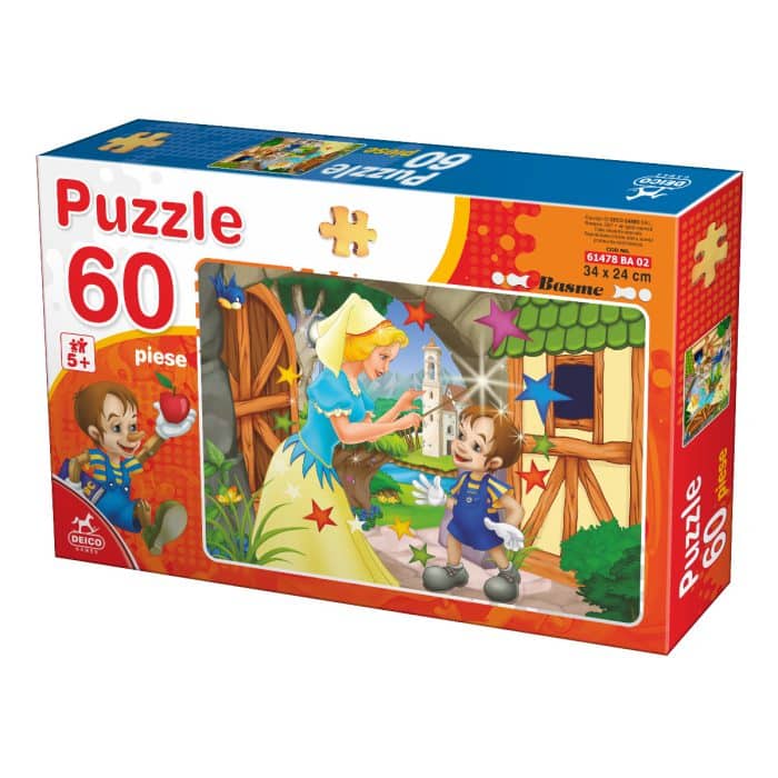 Puzzle - Basme - 60 Piese - 2-0