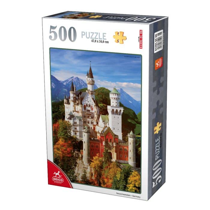 Puzzle - Castelul Neuschwanstein - Deico Games - 500 Piese-0