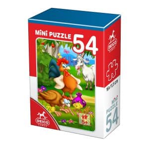 Mini Puzzle - Animale - 54 Piese - 4-0