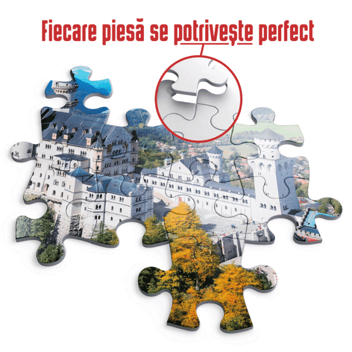 Puzzle adulți 1000 piese Locuri Celebre - Castelul Neuschwanstein -35464
