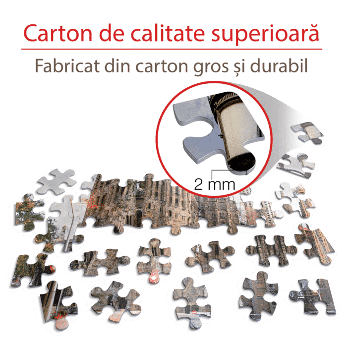 Puzzle adulți 1000 piese Locuri Celebre - Sagrada Familia-35429