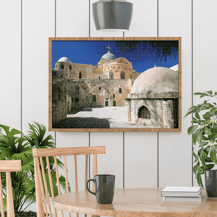 Puzzle adulți 1000 piese Locuri Celebre - Biserica Sfântului Mormânt, Ierusalim-35497