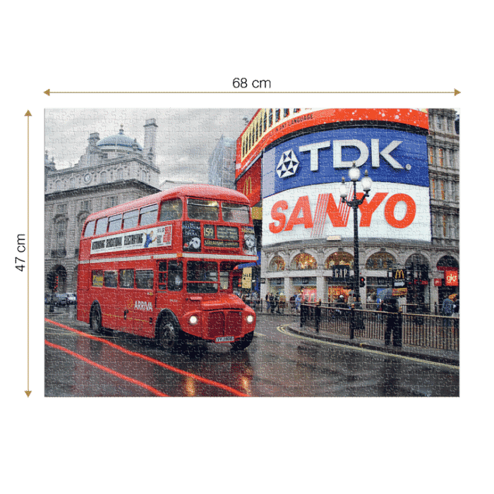 Puzzle adulți 1000 piese Peisaje de Noapte - Piccadilly Circus London-35234