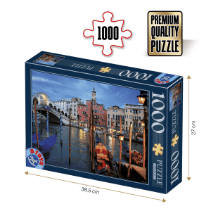 Puzzle adulți 1000 piese Peisaje de Noapte - Veneția -0