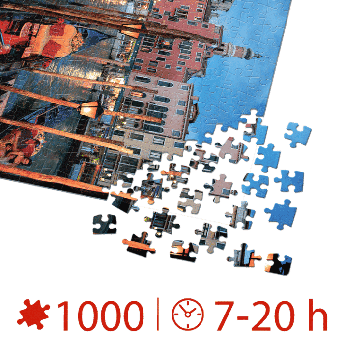 Puzzle adulți 1000 piese Peisaje de Noapte - Veneția -35255