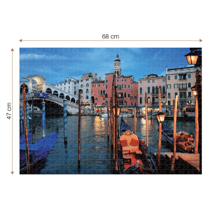 Puzzle adulți 1000 piese Peisaje de Noapte - Veneția -35258