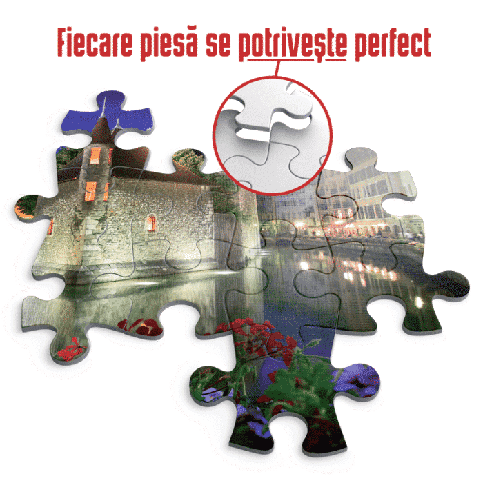 Puzzle adulți 1000 piese Peisaje de Noapte - Annecy, Franța-35268