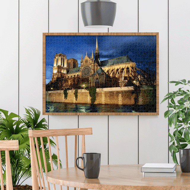 Puzzle adulți 1000 piese Peisaje de Noapte - Notre Dame-35301