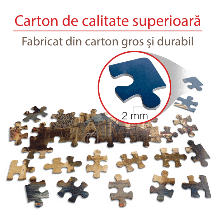 Puzzle adulți 1000 piese Peisaje de Noapte - Notre Dame-35299