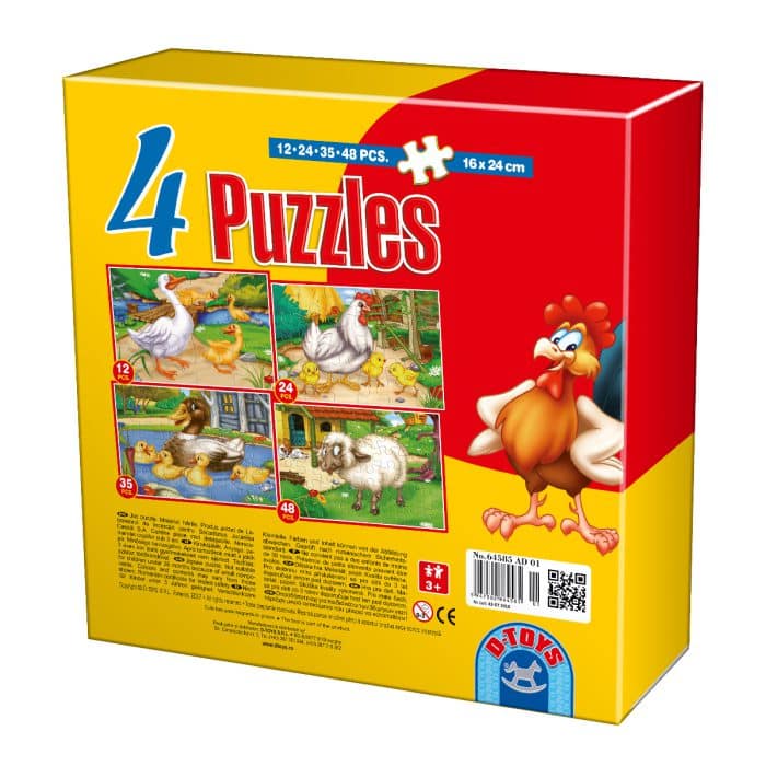 4 Puzzles Maxi - Animale-24755