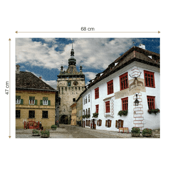 Puzzle adulți 1000 piese Discover Europe - Sighișoara, Romania-35348