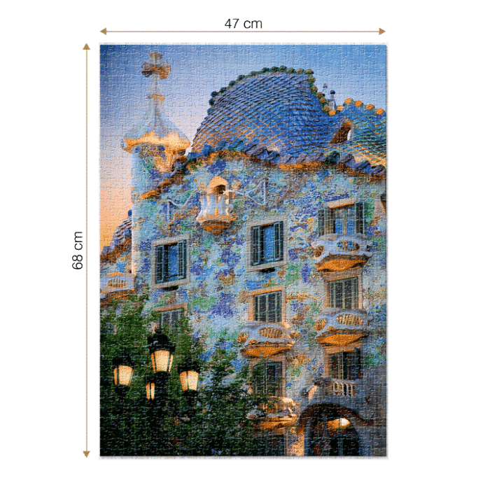 Puzzle adulți 1000 piese Discover Europe - Casa Batlló, Barcelona-35366