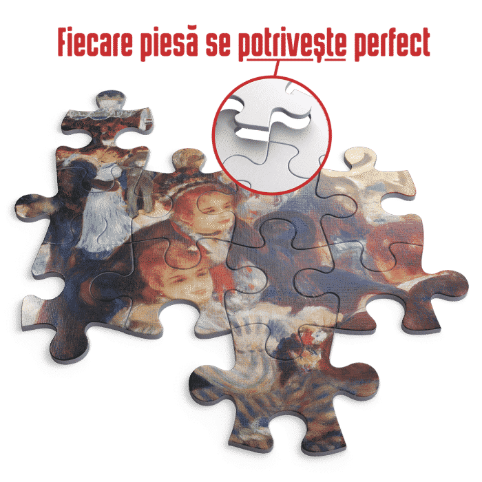 Puzzle adulti 1000 piese Pierre-Auguste Renoir - Dance at Le Moulin de la Galette-34563