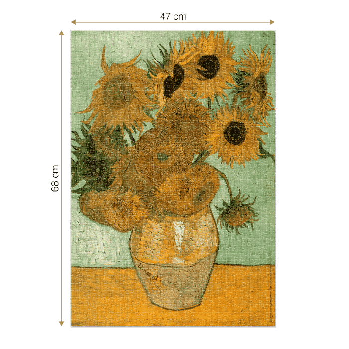 Puzzle adulți Vincent van Gogh - Sunflowers/Floarea-soarelui - 1000 Piese-34238