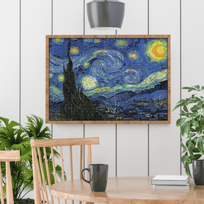 Puzzle adulți Vincent van Gogh - The Starry Night/Noapte înstelată - 1000 Piese-34355