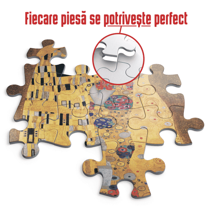 Puzzle adulti 1000 piese Gustav Klimt - The Kiss/Sarutul -34902