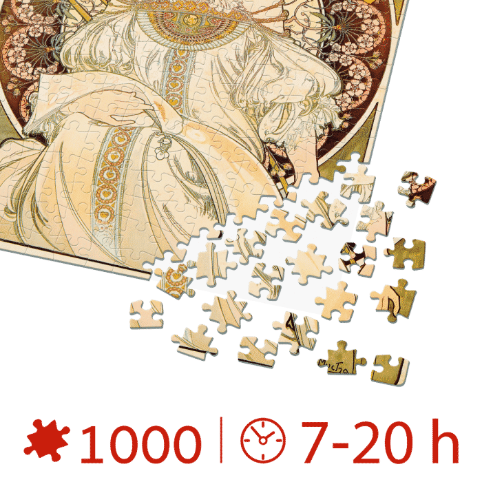 Puzzle adulți Alphonse Mucha - Reverie - 1000 Piese-34160