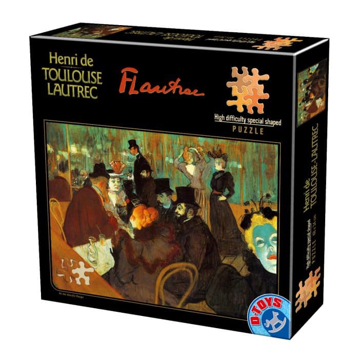 Puzzle Special - Henri de Toulouse-Lautrec - At the Moulin Rouge - 515 Piese-0