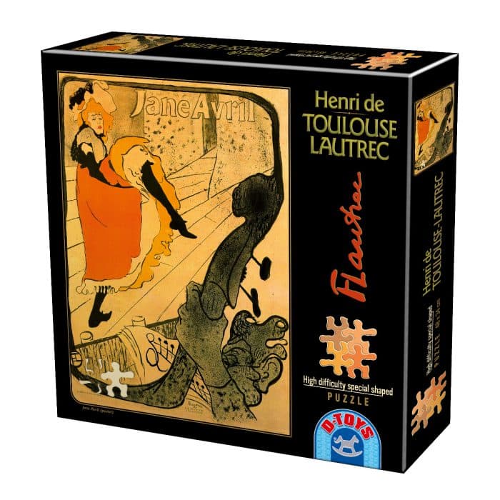 Puzzle Special - Henri de Toulouse-Lautrec - Jane Avril - 515 Piese-0