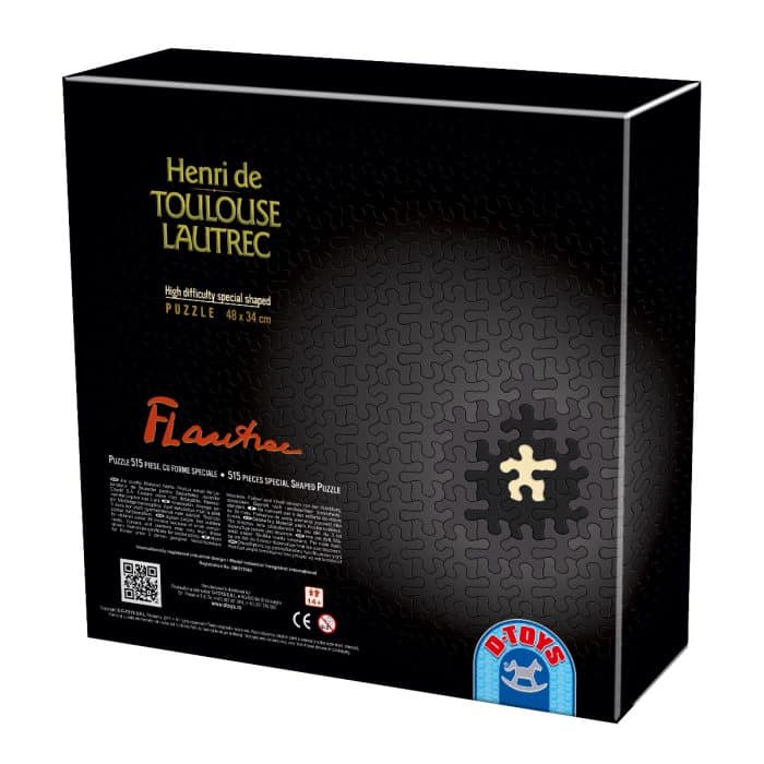 Puzzle Special - Henri de Toulouse-Lautrec - Moulin Rouge - La Goulue - 515 Piese-25355