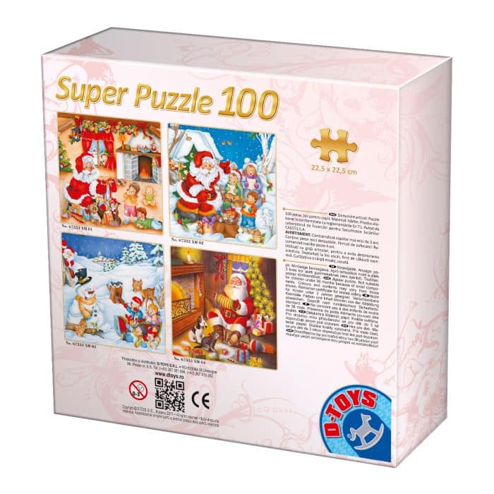 Super Puzzle - Crăciun - 100 Piese - 4-25218