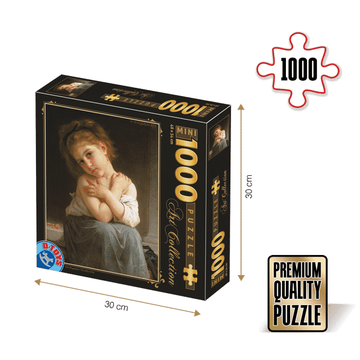 Mini puzzle 1000 piese W. A. Bouguereau - The Chilly-0