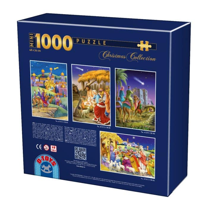 Mini Puzzle - Crăciun - 1000 Piese - 2-25890