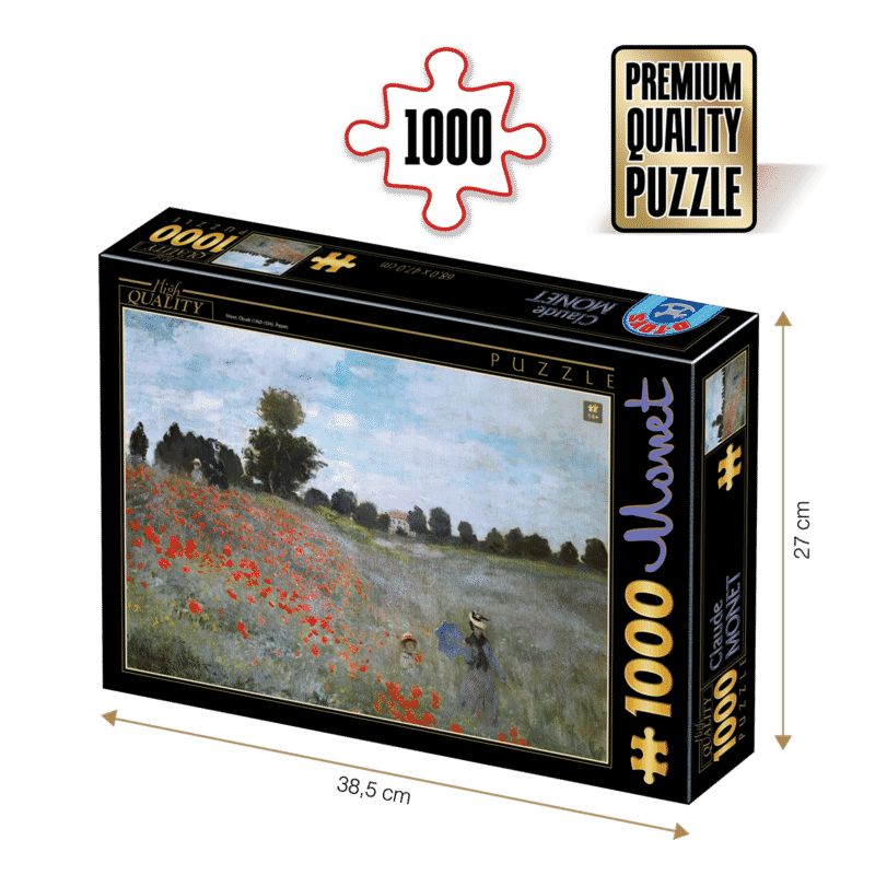 Puzzle adulti 1000 piese Claude Monet - Poppies/Maci-0