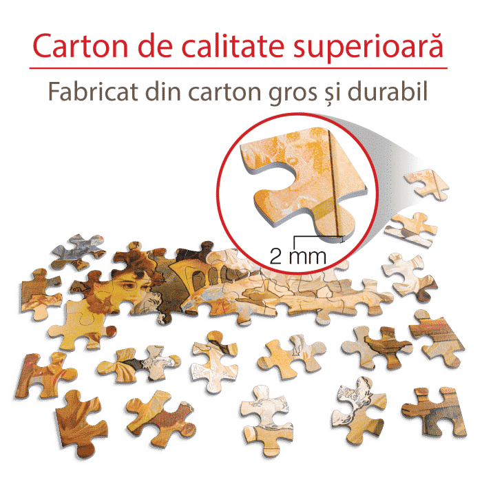 Puzzle adulți 1000 piese Vintage Posters - Biscuits Champagne Lefèvre-Utile-34939