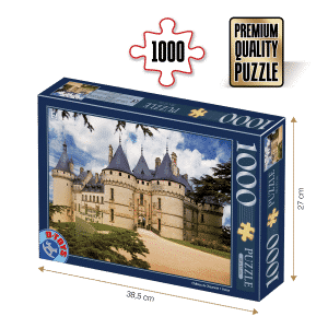 Puzzle adulți 1000 piese Castele Franceze - Castel Chaumont-0