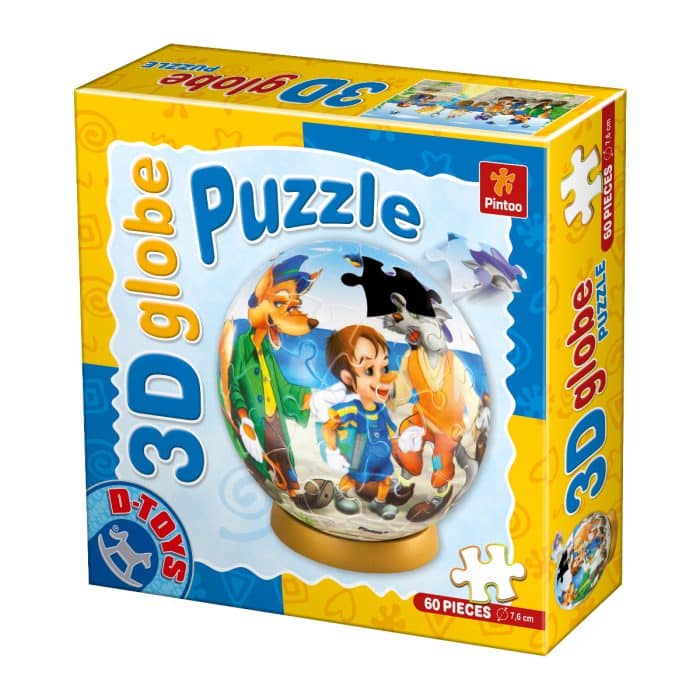 Puzzle Special Globe - Basme - Pinocchio-0