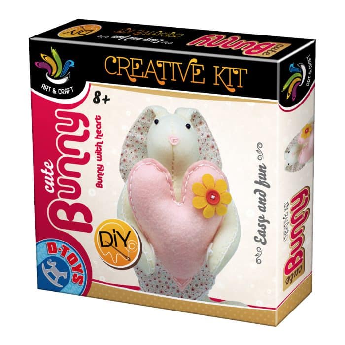Joc Creativ - Cute Bunny - Set creație iepuraș cu inimioară-0