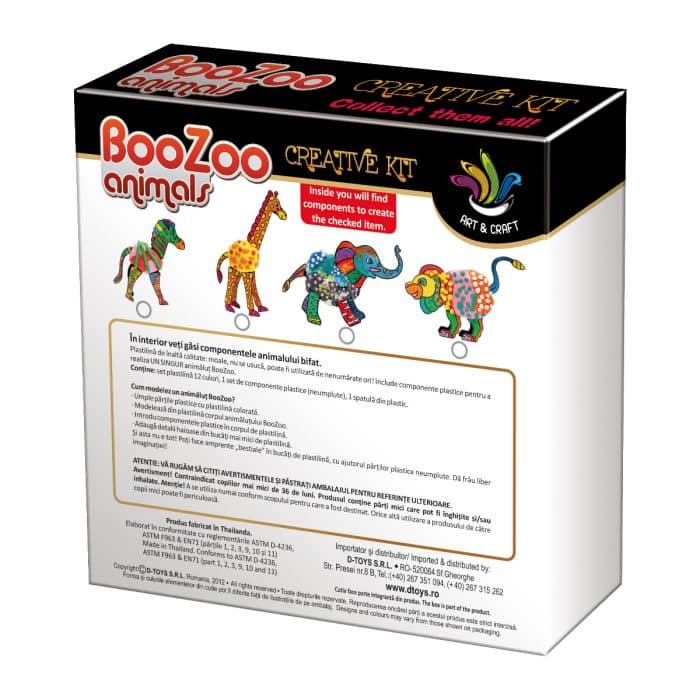 Joc Creativ - BooZoo Animals - 1-26384