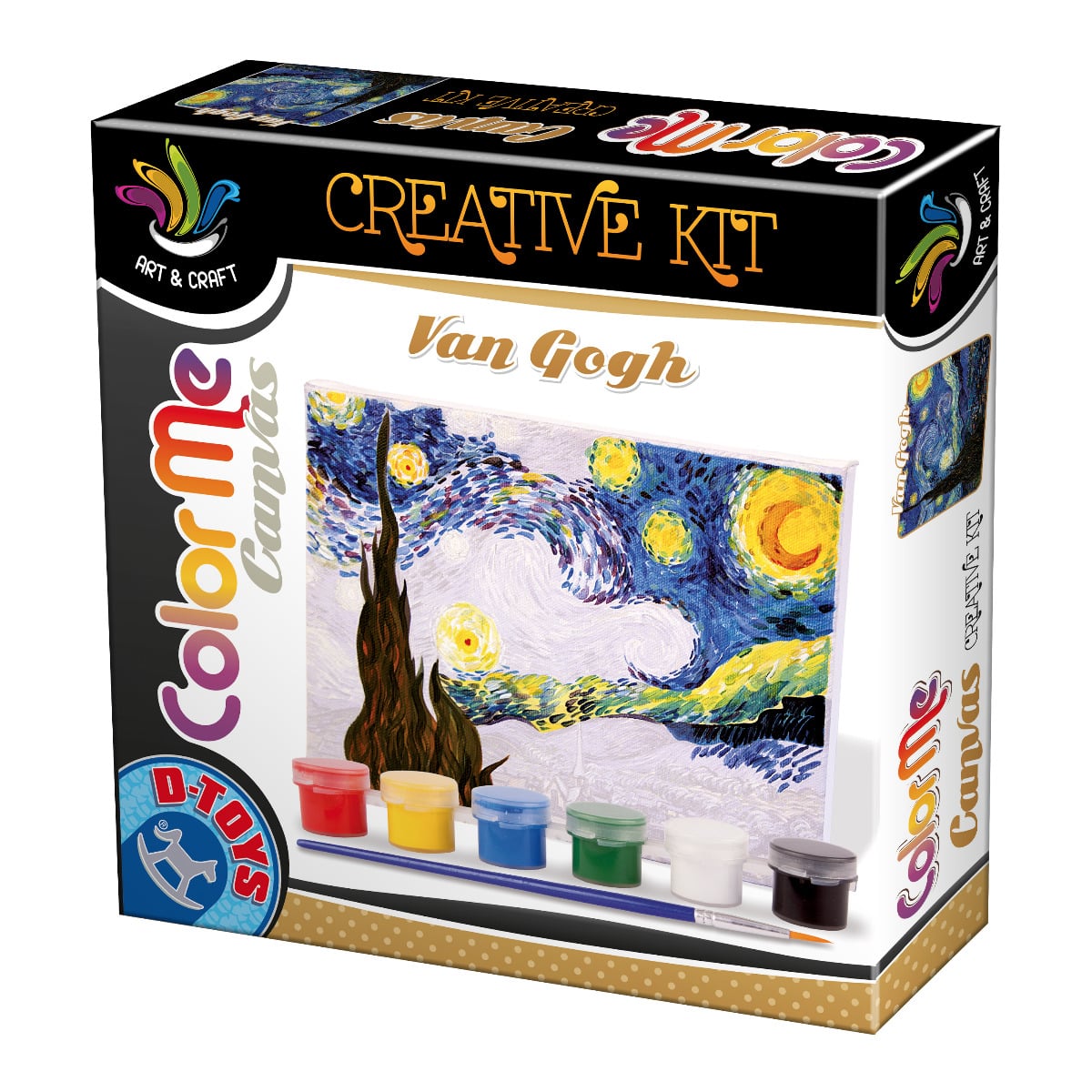 Joc Creativ - Color Me Canvas - Van Gogh - Starry Night