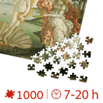 Puzzle adulți Sandro Botticelli - The Birth of Venus/Nașterea lui Venus - 1000 Piese-34098