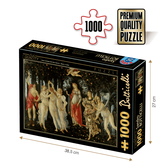 Puzzle adulți Sandro Botticelli - Primavera - 1000 Piese-0